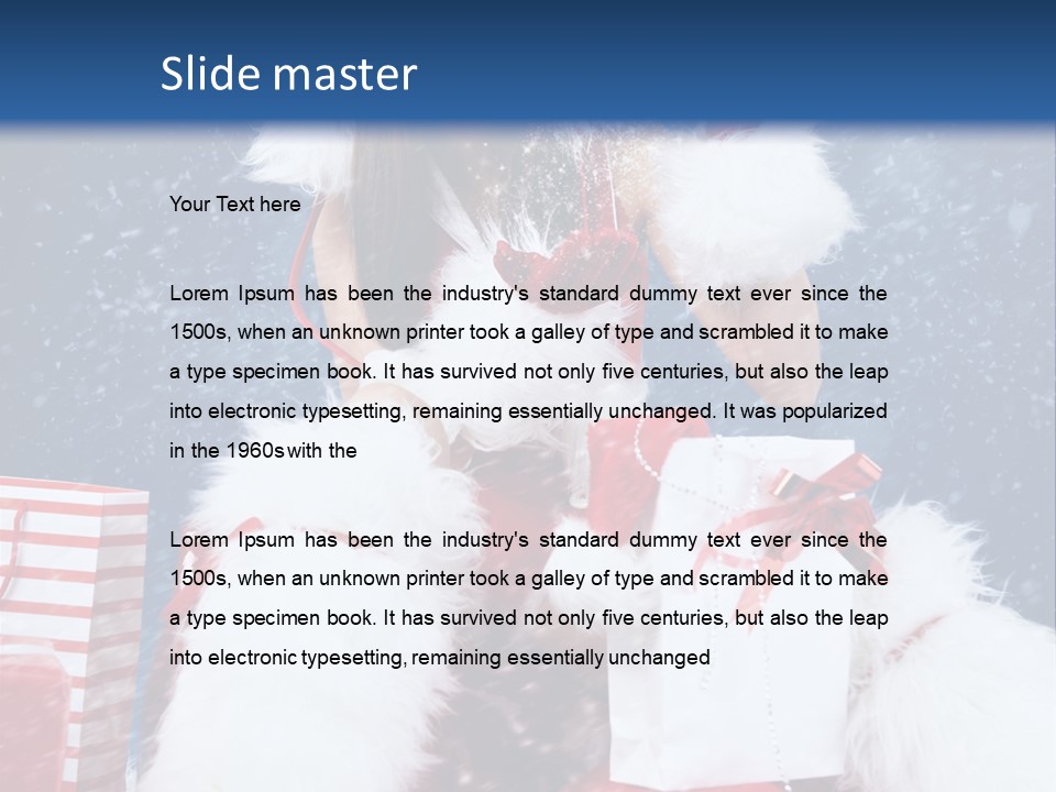December Cheesy Event PowerPoint Template