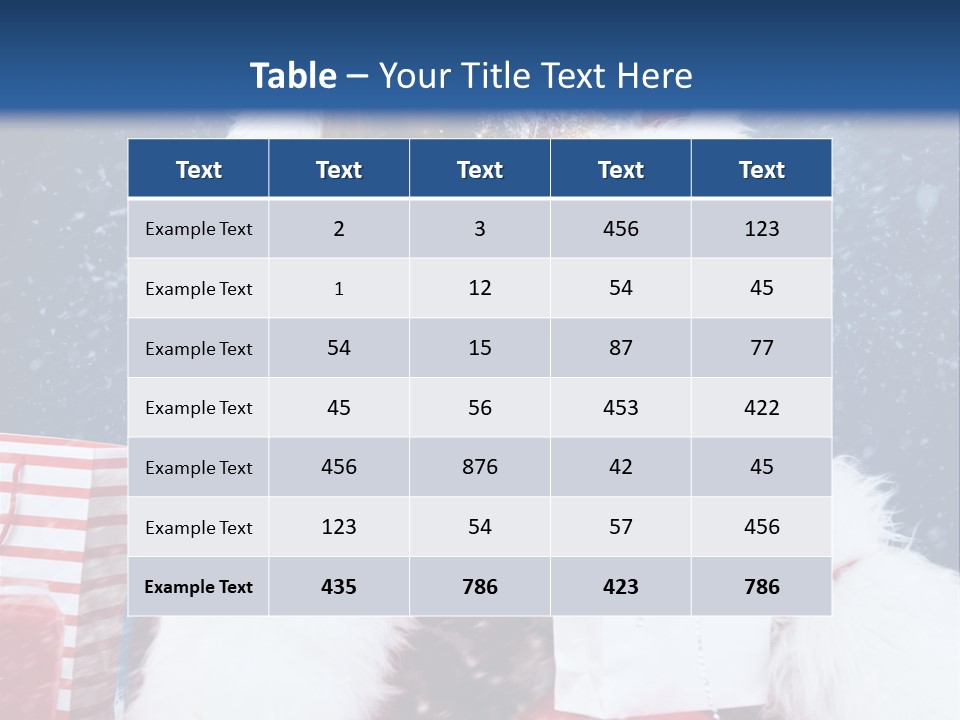 December Cheesy Event PowerPoint Template