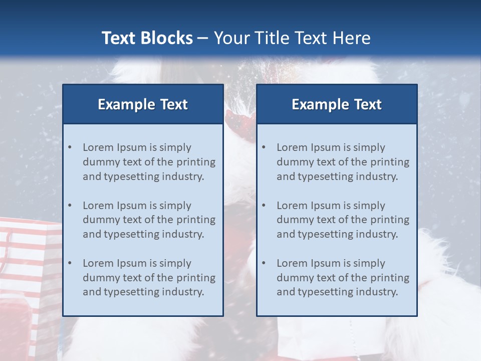 December Cheesy Event PowerPoint Template