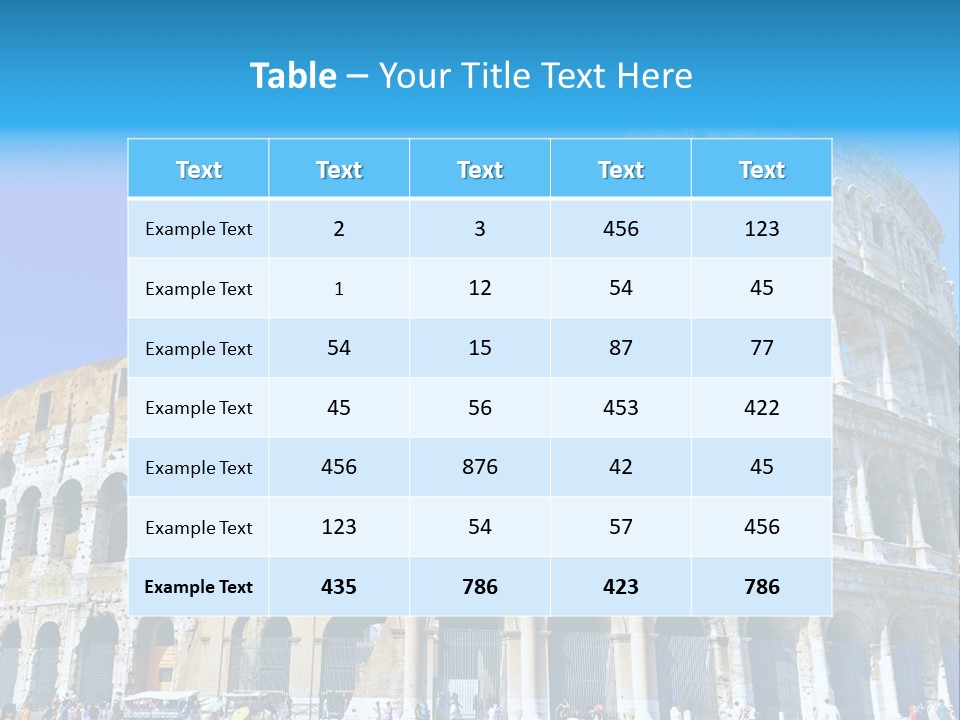 World Famous PowerPoint Template