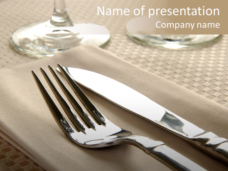 Elegant Dinner PowerPoint Template