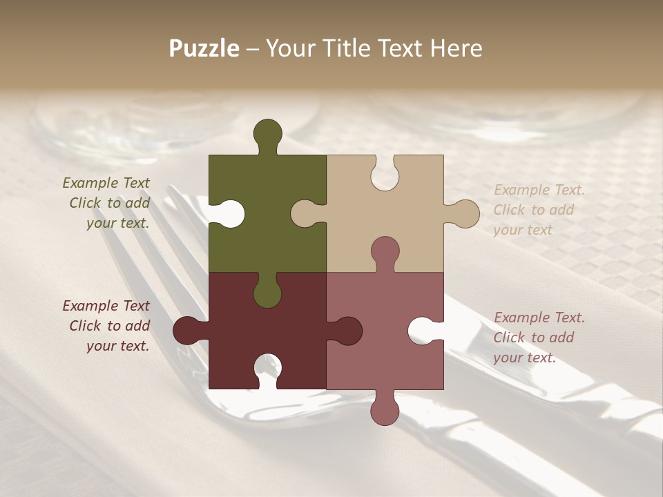 Elegant Dinner PowerPoint Template