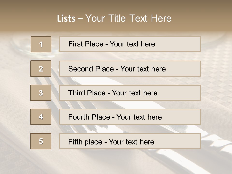 Elegant Dinner PowerPoint Template