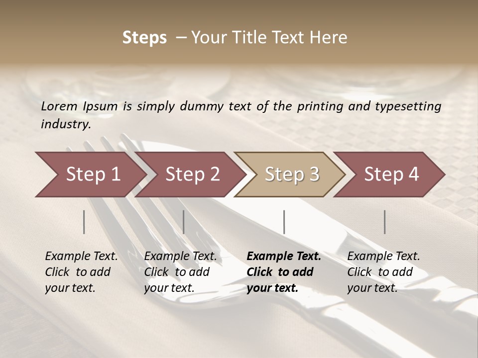 Elegant Dinner PowerPoint Template