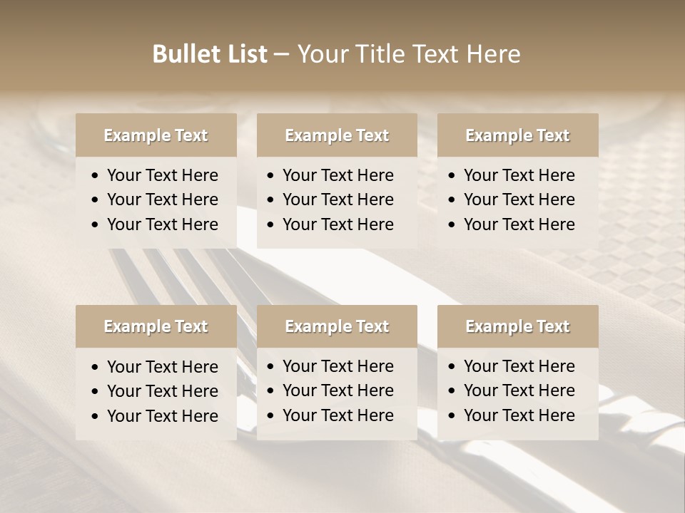 Elegant Dinner PowerPoint Template