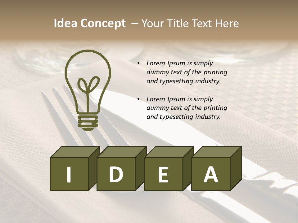 Elegant Dinner PowerPoint Template