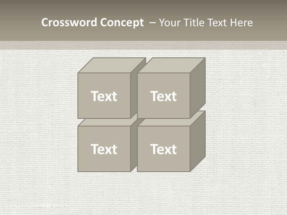 Grey Denim Texture PowerPoint Template