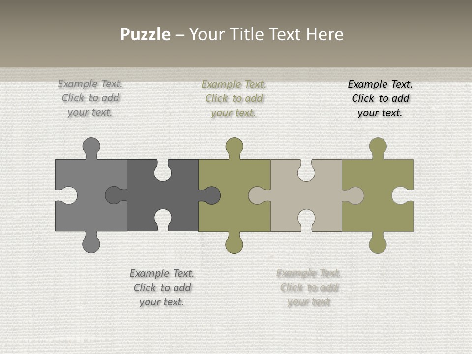 Grey Denim Texture PowerPoint Template