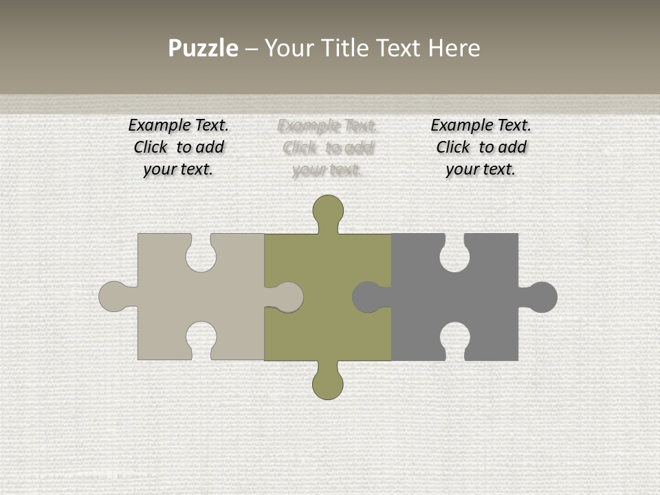 Grey Denim Texture PowerPoint Template