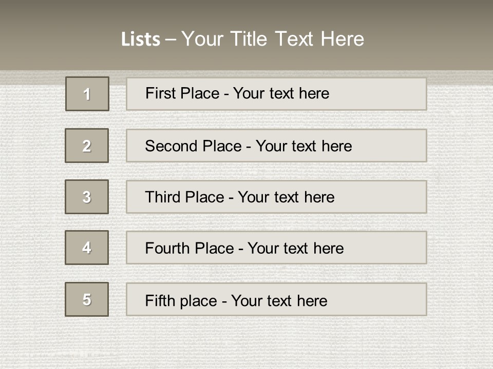 Grey Denim Texture PowerPoint Template
