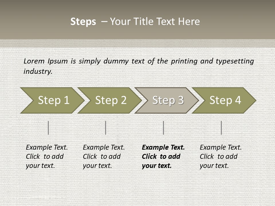 Grey Denim Texture PowerPoint Template