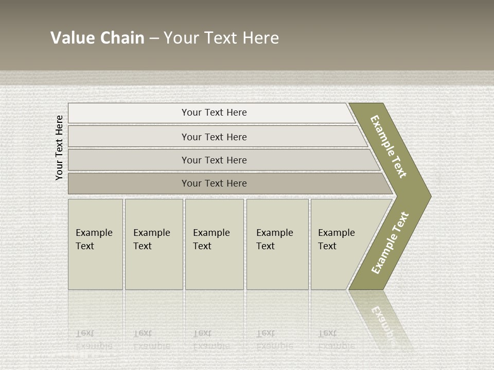 Grey Denim Texture PowerPoint Template