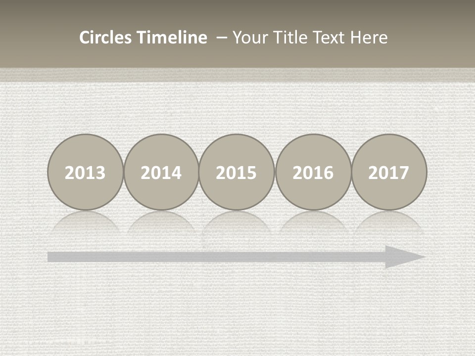 Grey Denim Texture PowerPoint Template