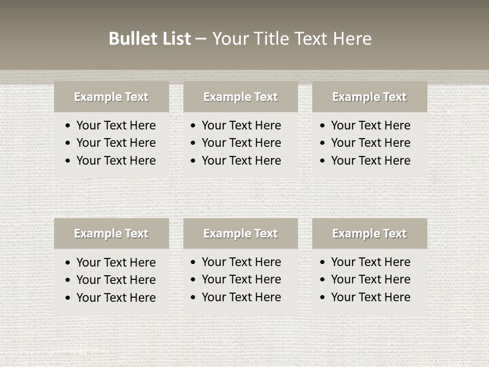 Grey Denim Texture PowerPoint Template