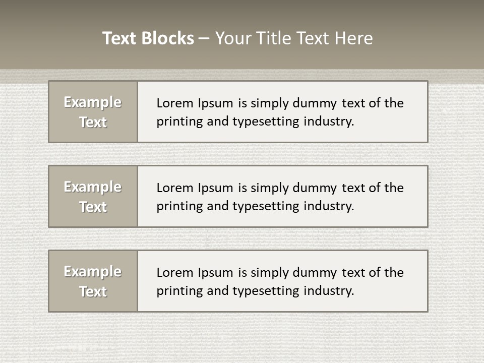 Grey Denim Texture PowerPoint Template