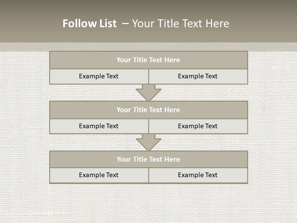 Grey Denim Texture PowerPoint Template