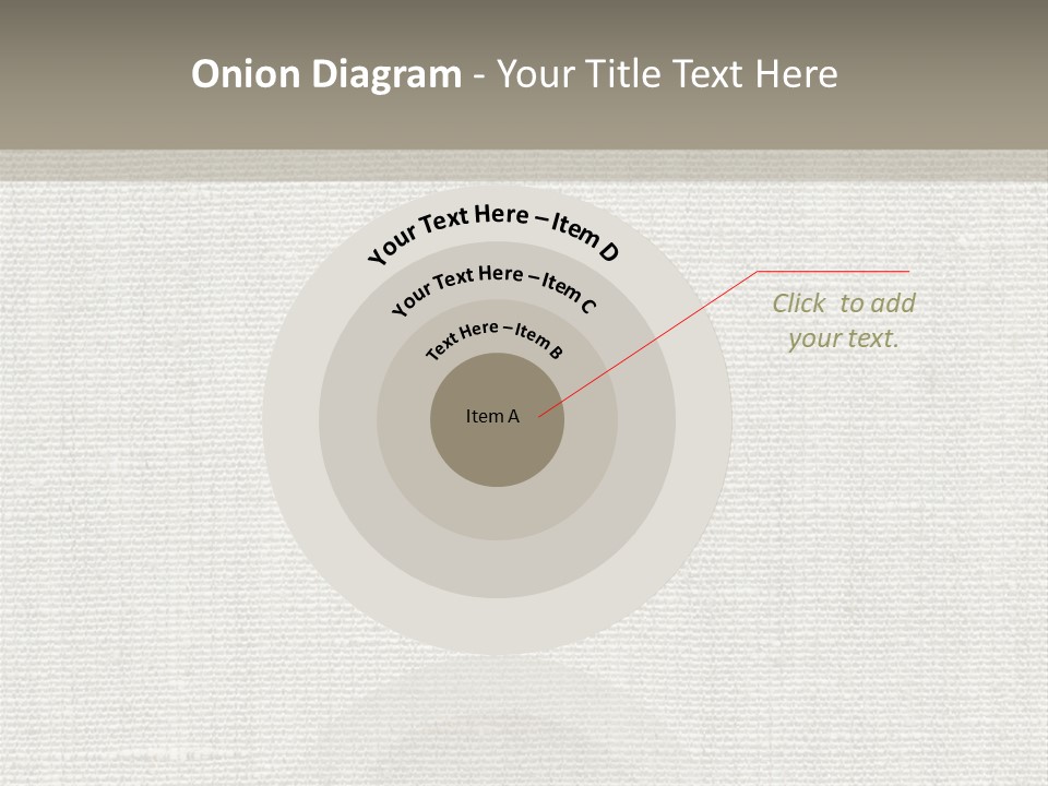 Grey Denim Texture PowerPoint Template