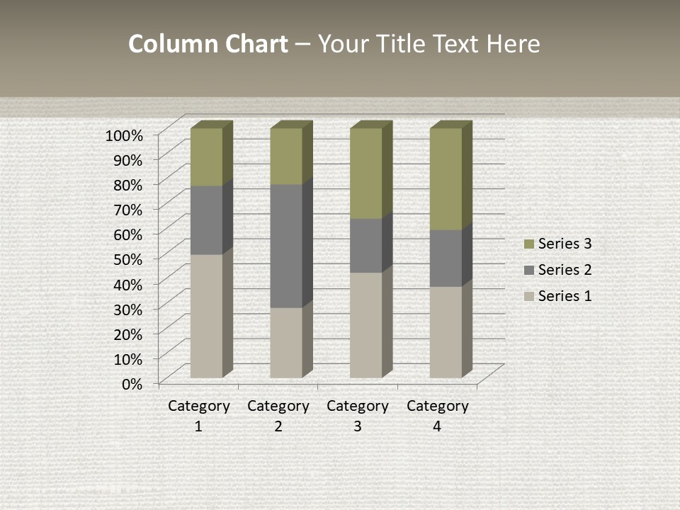 Grey Denim Texture PowerPoint Template