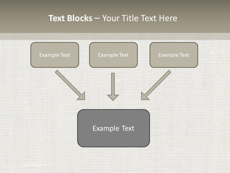 Grey Denim Texture PowerPoint Template