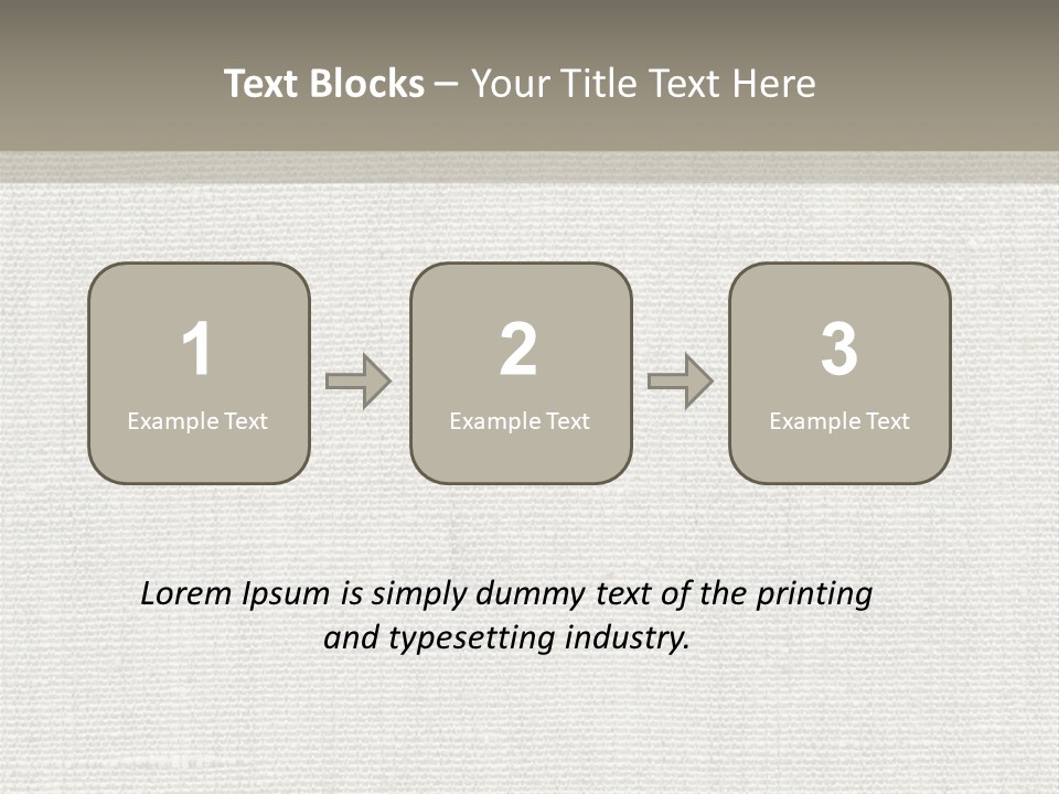 Grey Denim Texture PowerPoint Template