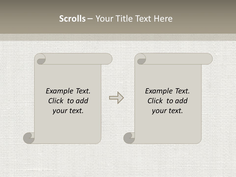 Grey Denim Texture PowerPoint Template