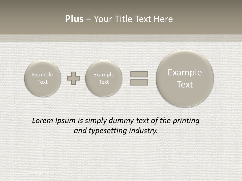 Grey Denim Texture PowerPoint Template