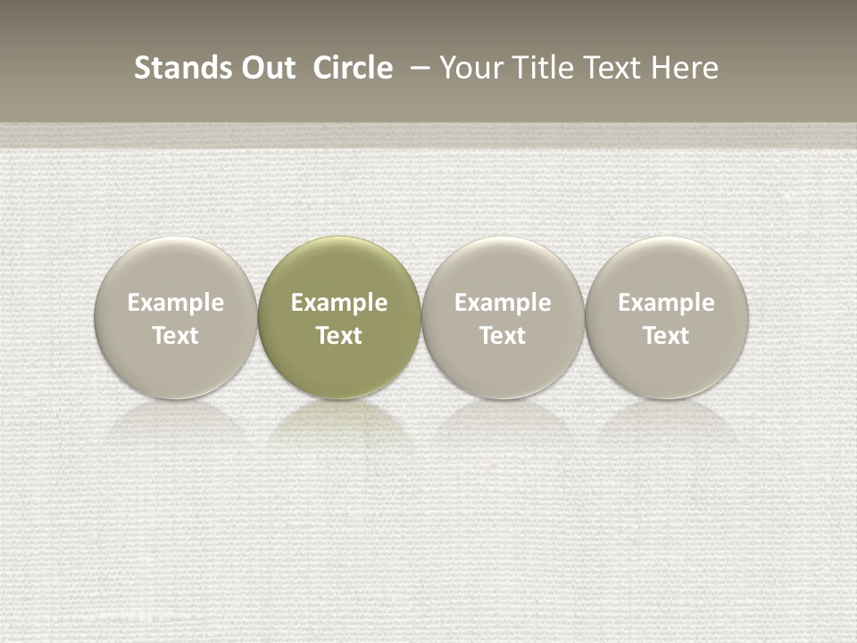 Grey Denim Texture PowerPoint Template