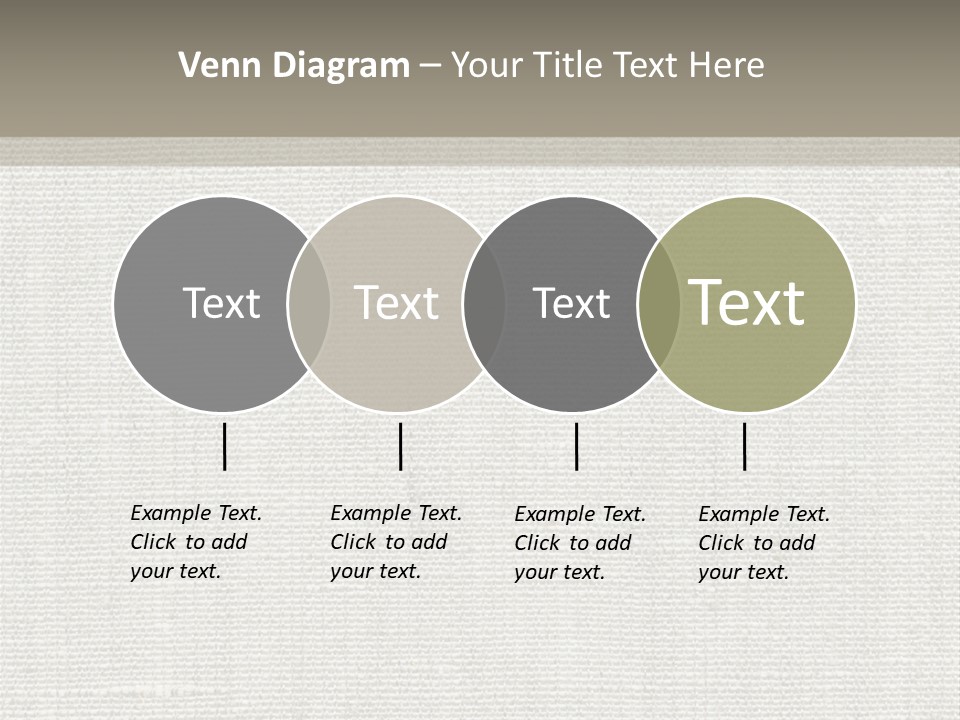 Grey Denim Texture PowerPoint Template