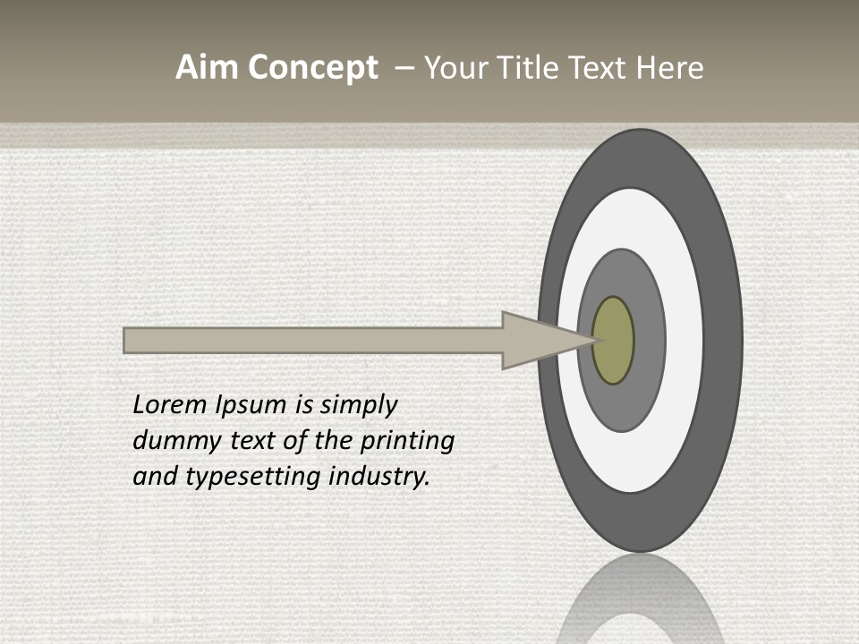 Grey Denim Texture PowerPoint Template