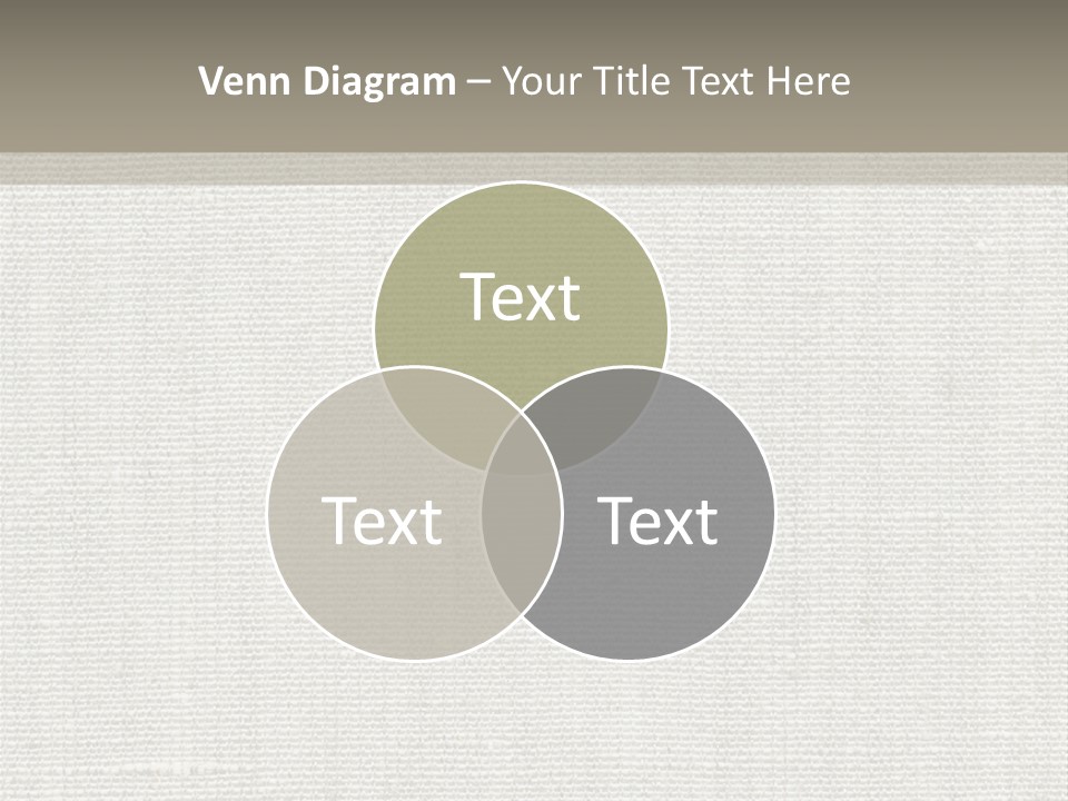 Grey Denim Texture PowerPoint Template