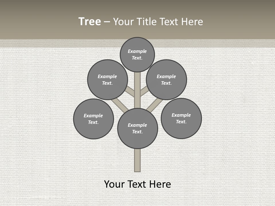 Grey Denim Texture PowerPoint Template