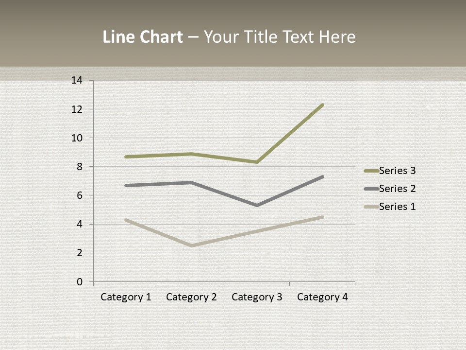 Grey Denim Texture PowerPoint Template