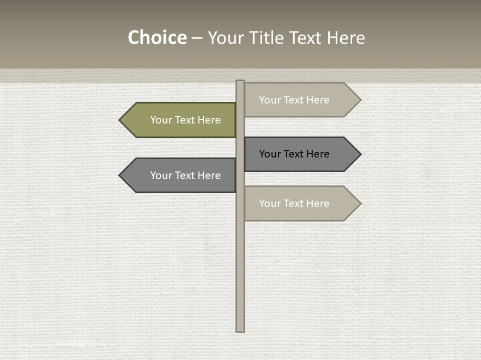 Grey Denim Texture PowerPoint Template