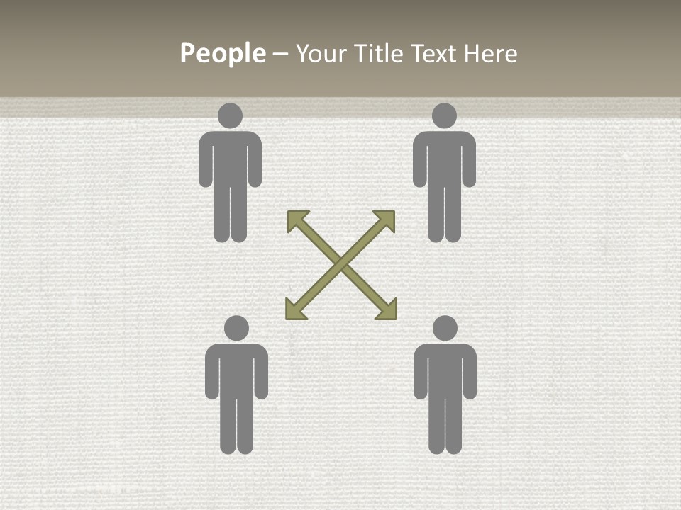 Grey Denim Texture PowerPoint Template