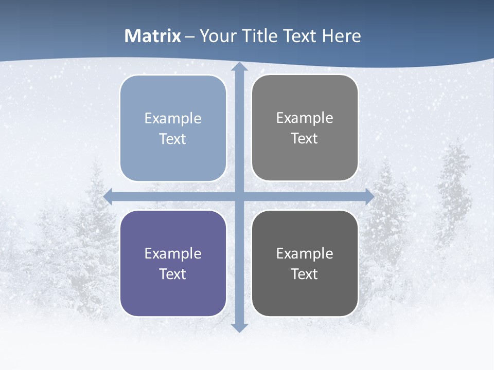 Winter Snow PowerPoint Template