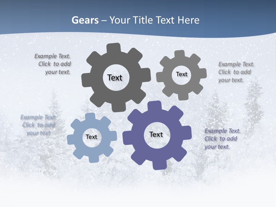 Winter Snow PowerPoint Template