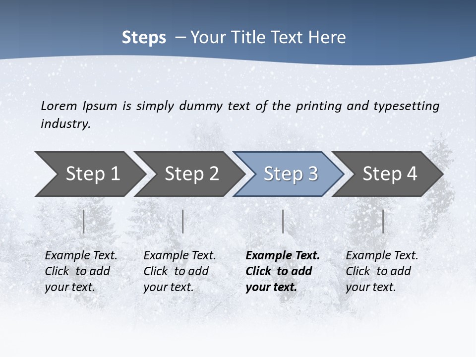 Winter Snow PowerPoint Template