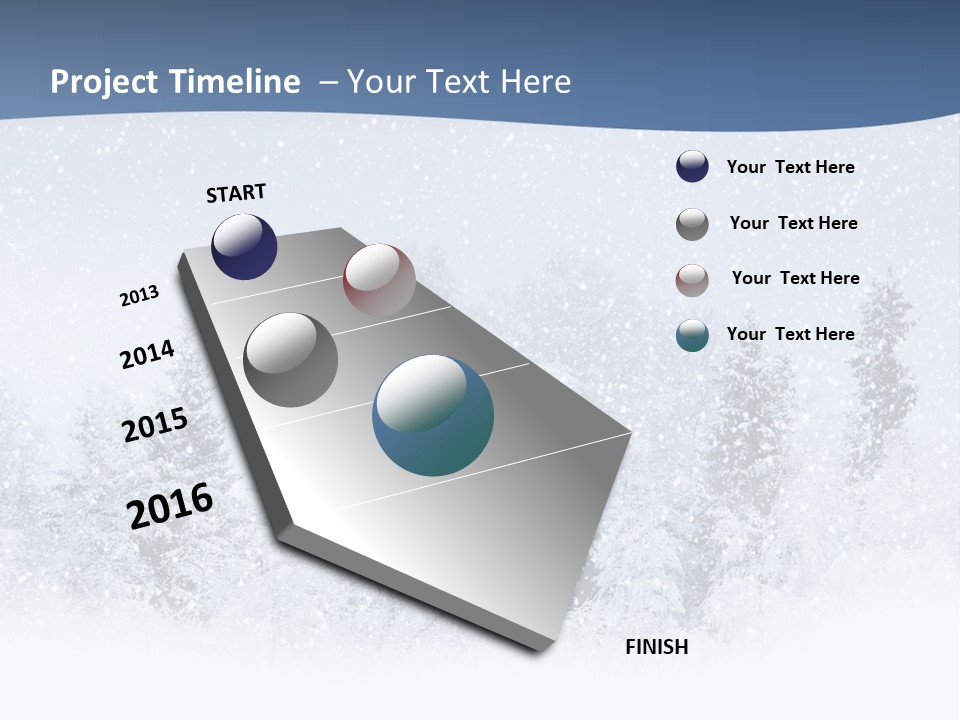 Winter Snow PowerPoint Template