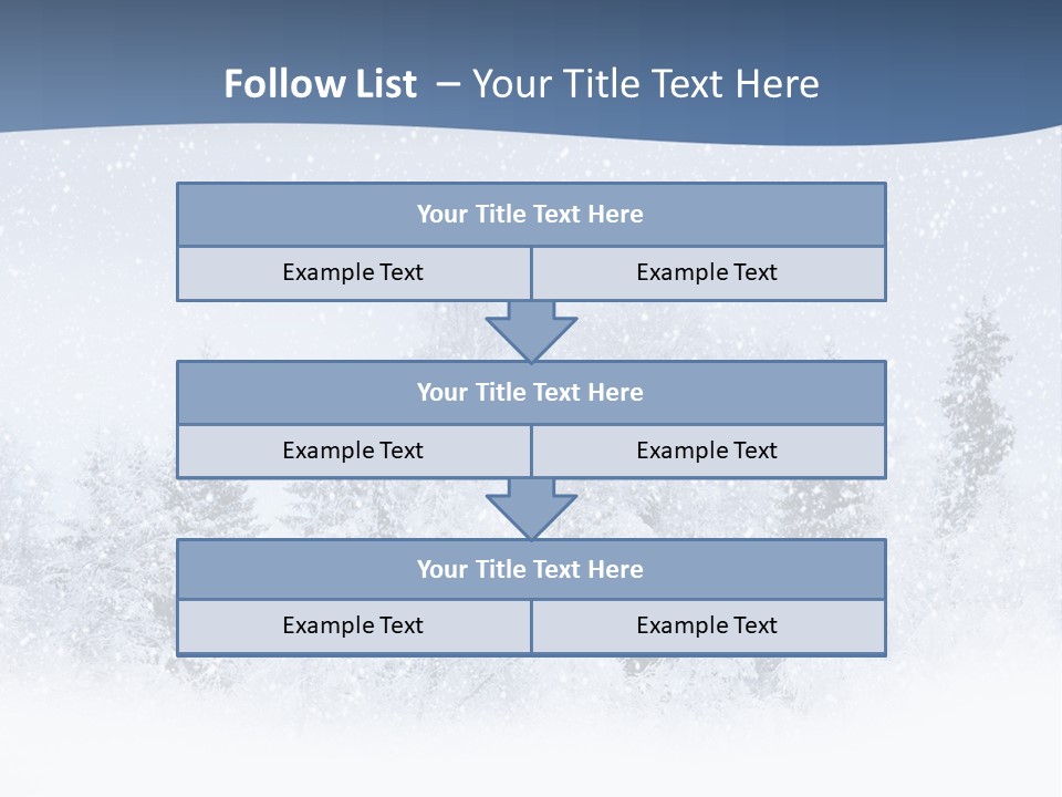 Winter Snow PowerPoint Template