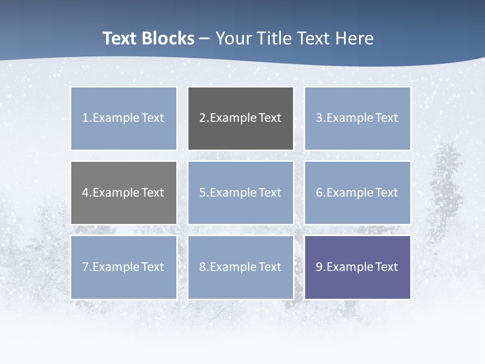 Winter Snow PowerPoint Template