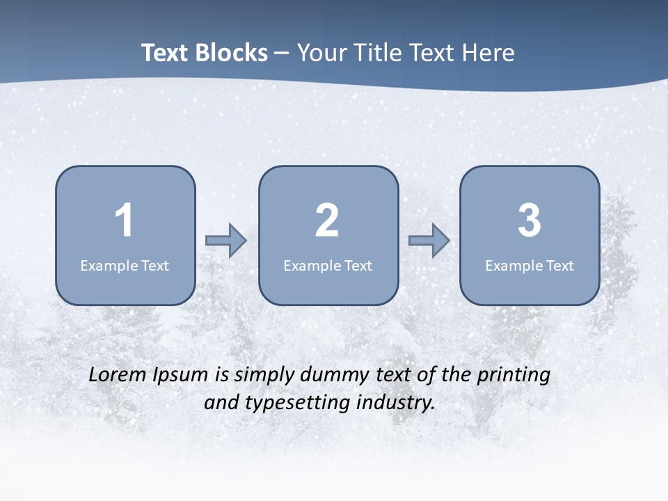 Winter Snow PowerPoint Template