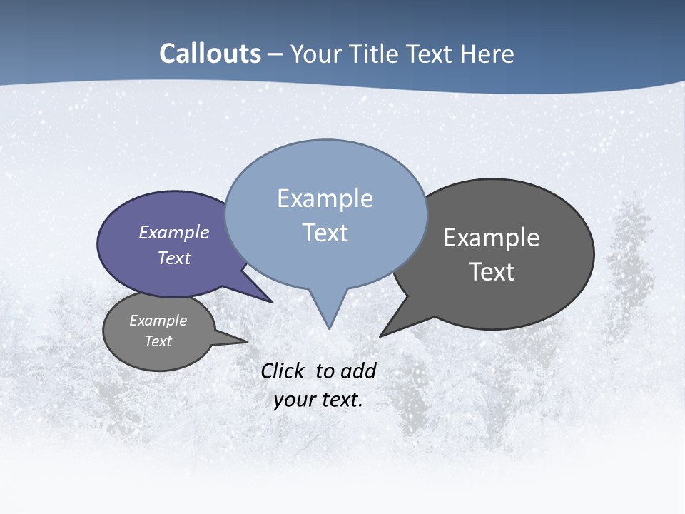 Winter Snow PowerPoint Template