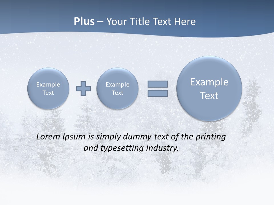 Winter Snow PowerPoint Template