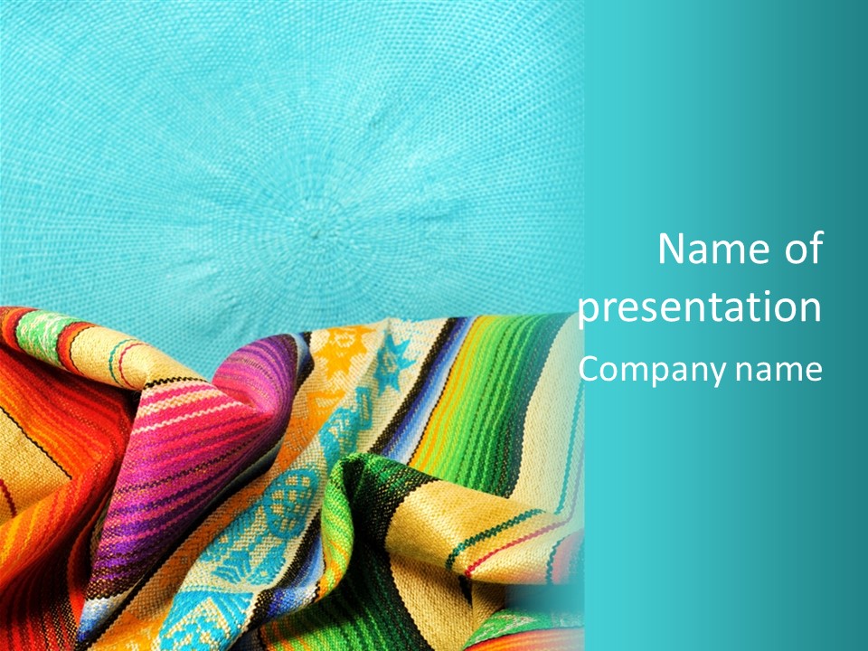 Sweater Blanket Cloth PowerPoint Template