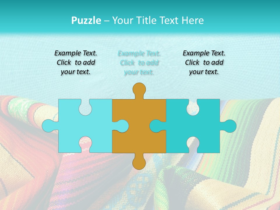 Sweater Blanket Cloth PowerPoint Template