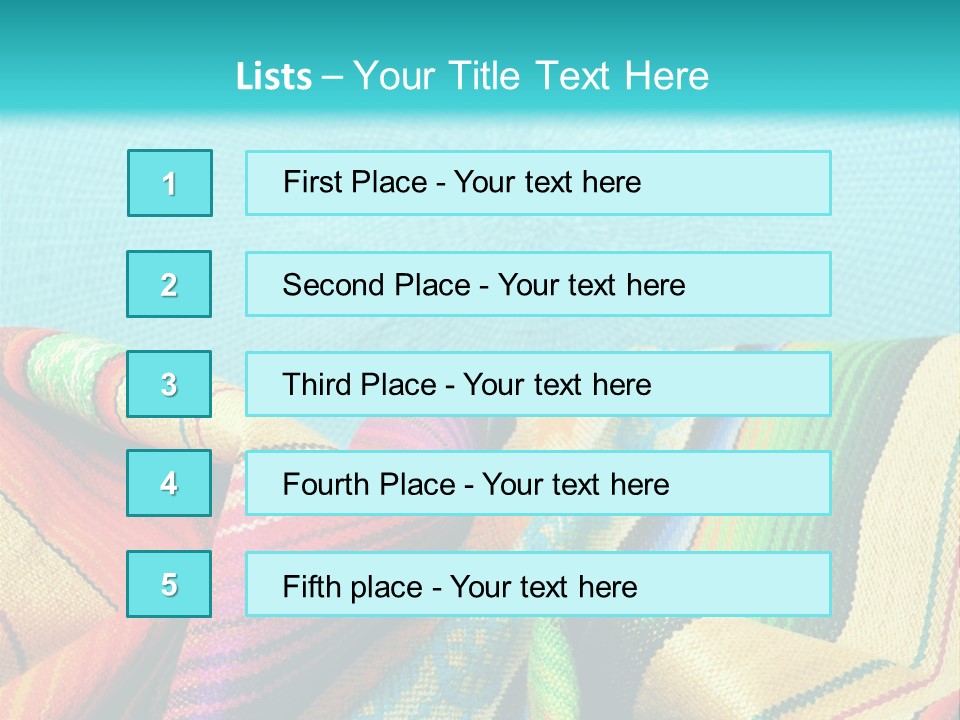 Sweater Blanket Cloth PowerPoint Template