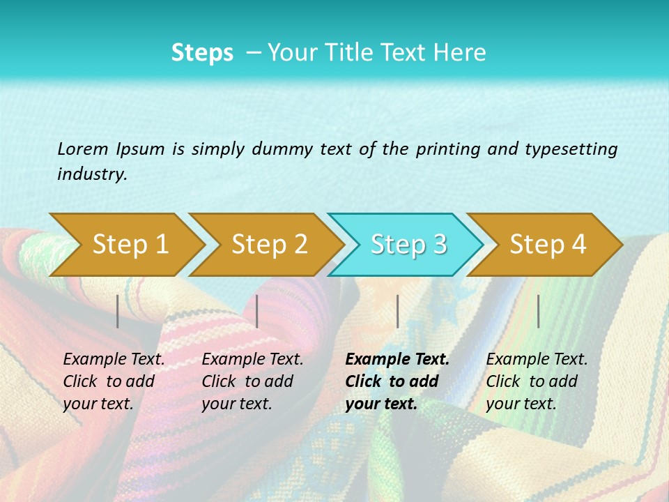 Sweater Blanket Cloth PowerPoint Template