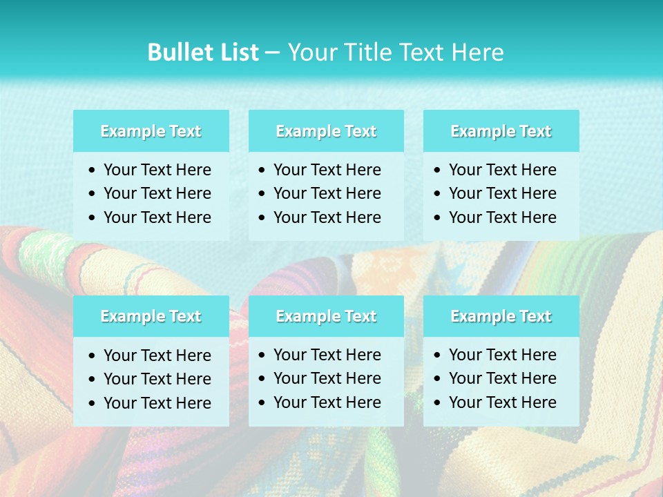 Sweater Blanket Cloth PowerPoint Template