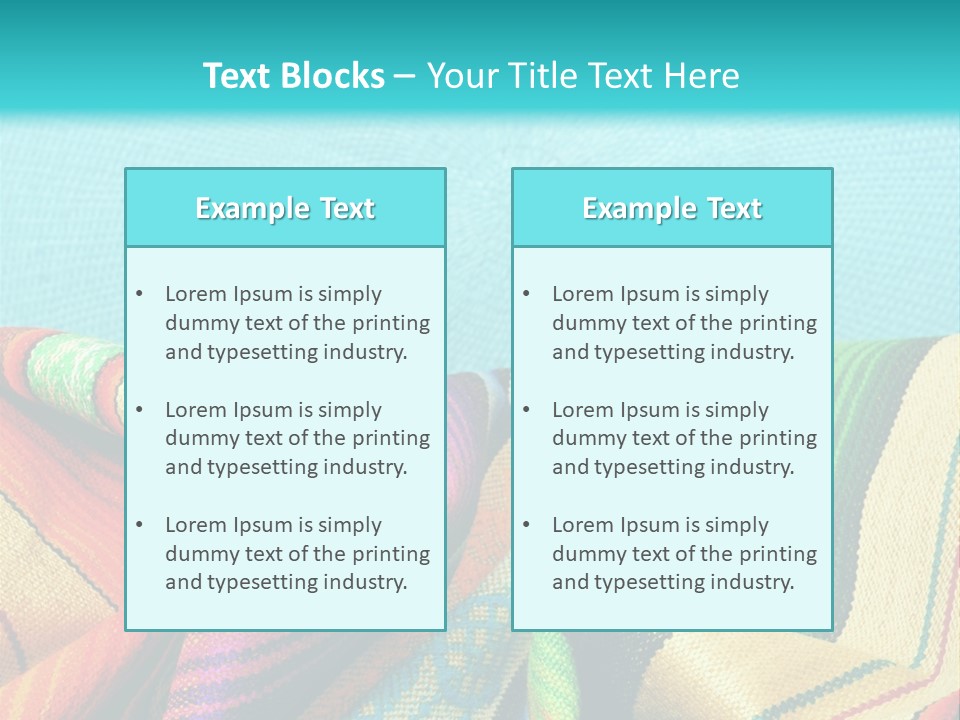 Sweater Blanket Cloth PowerPoint Template