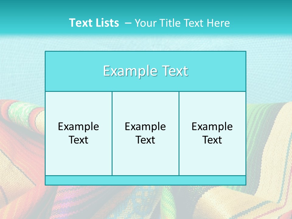 Sweater Blanket Cloth PowerPoint Template
